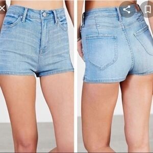 BDG PinUp Super High Rise Denim Jean Shorts Women’s size 25 0 Urban Outfitters